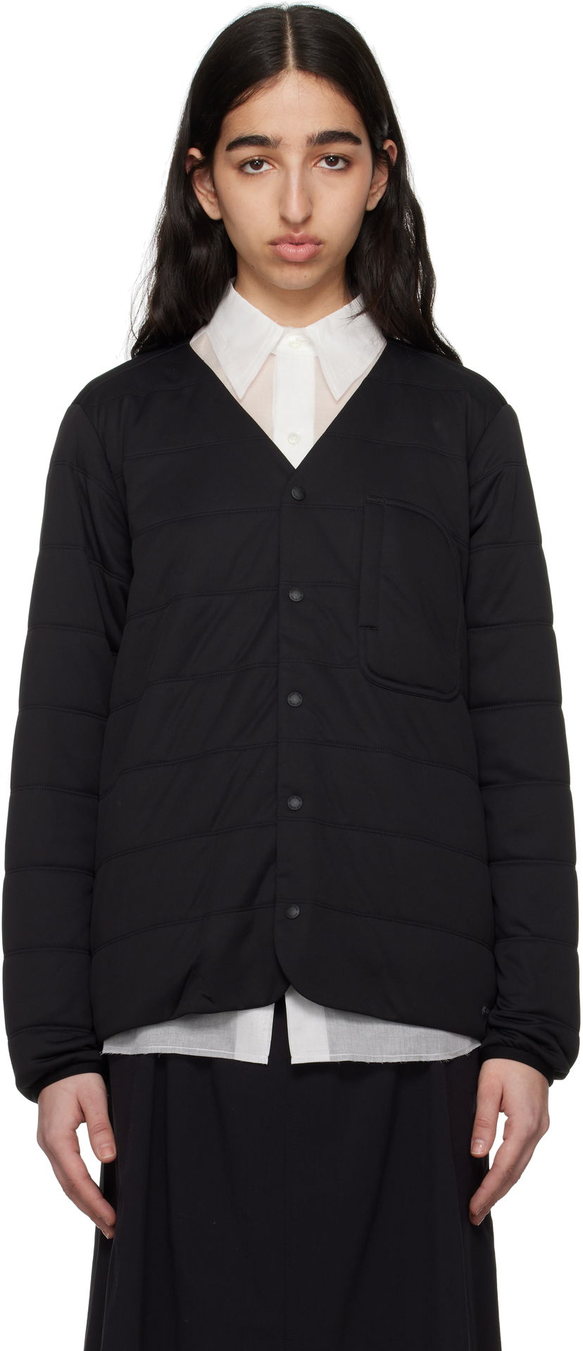 Cветр Snow Peak Snow Peak Flexible Insulated Cardigan чорний | SW-25SU001