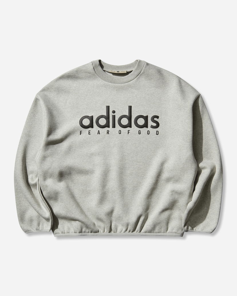 Світшоти adidas Originals Fear of God Athletics Fleece Crewneck Sweatshirt Сірий | JZ7369