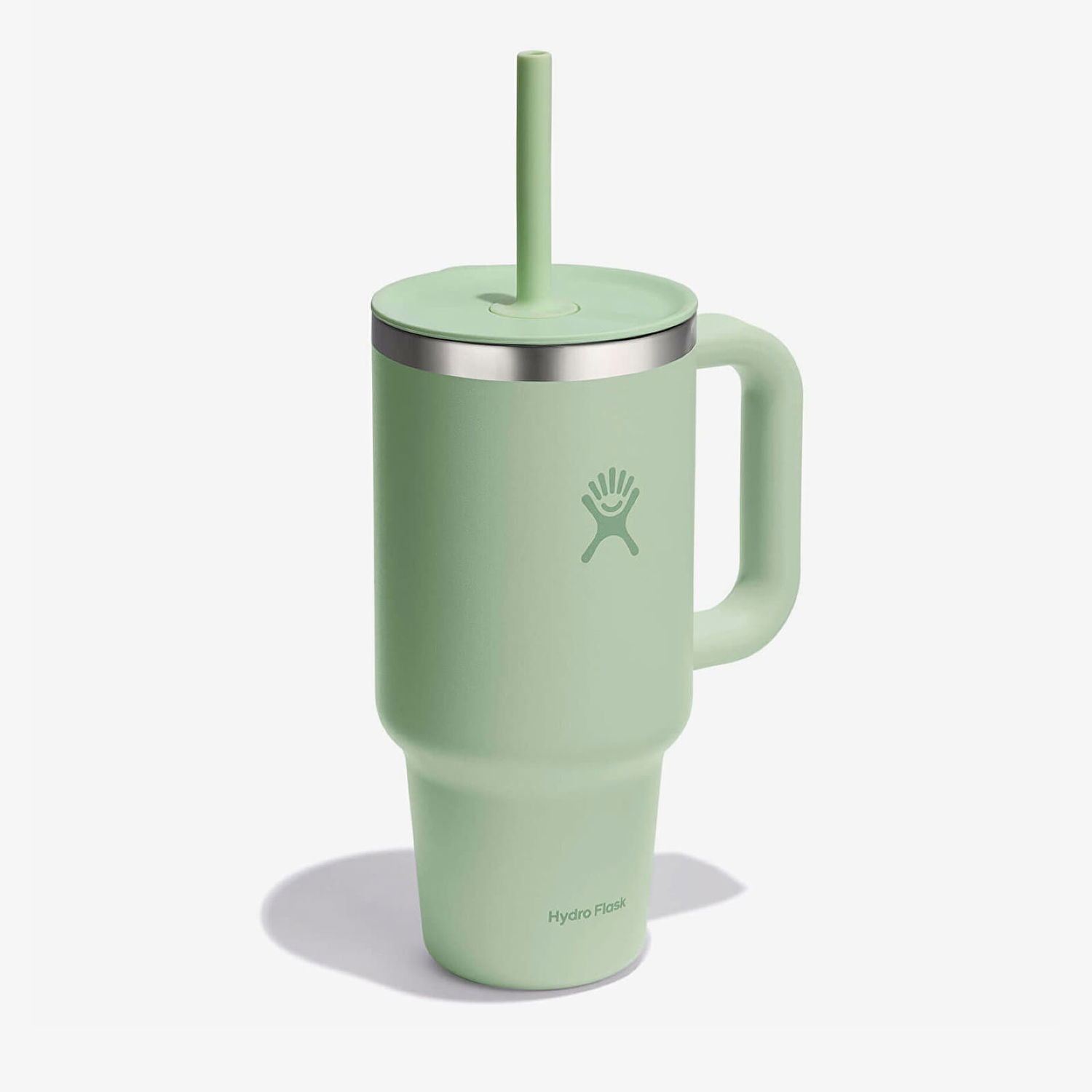 Пляшка для пиття Hydro Flask 946ml Travel Tumbler with Handle and Straw Universal Зелений | TT32PSC338, 1