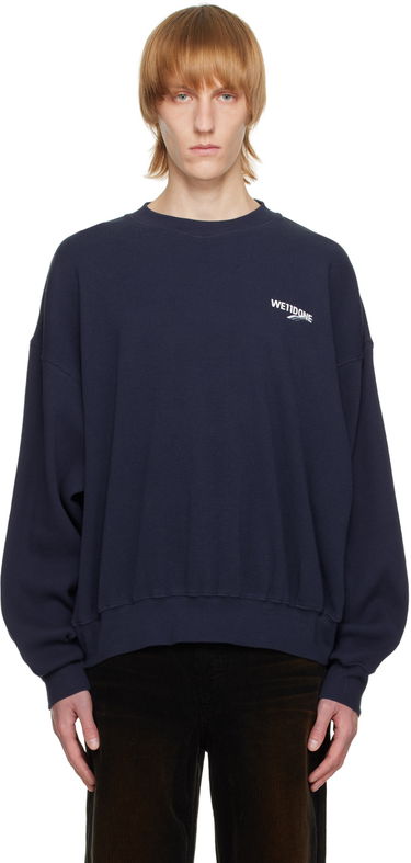 Cветр We11done Designer Basic Sweatshirt Синій | WD-TS3-22-798-U-NV, 0