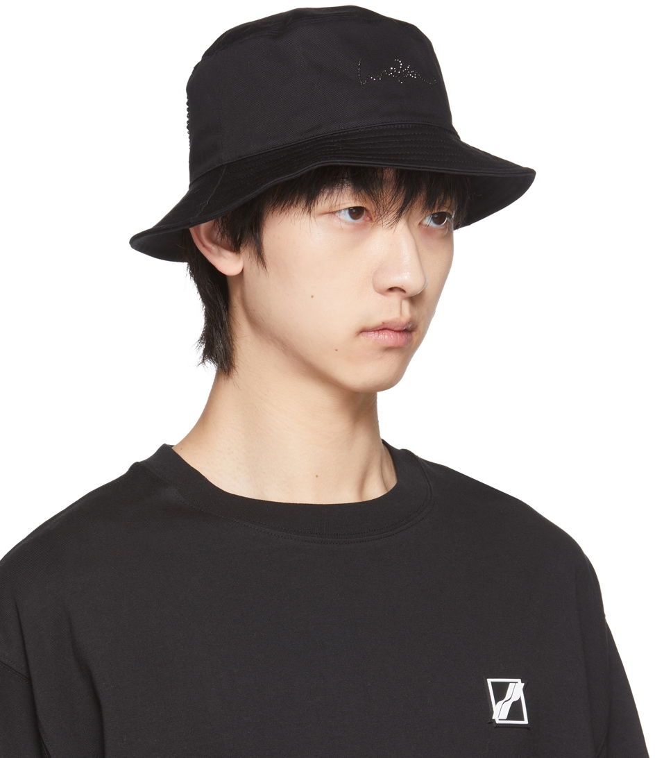 Кепка We11done We11done Hotfix Star Bucket Hat чорний | WD-AH1-22-410-U-BK, 1