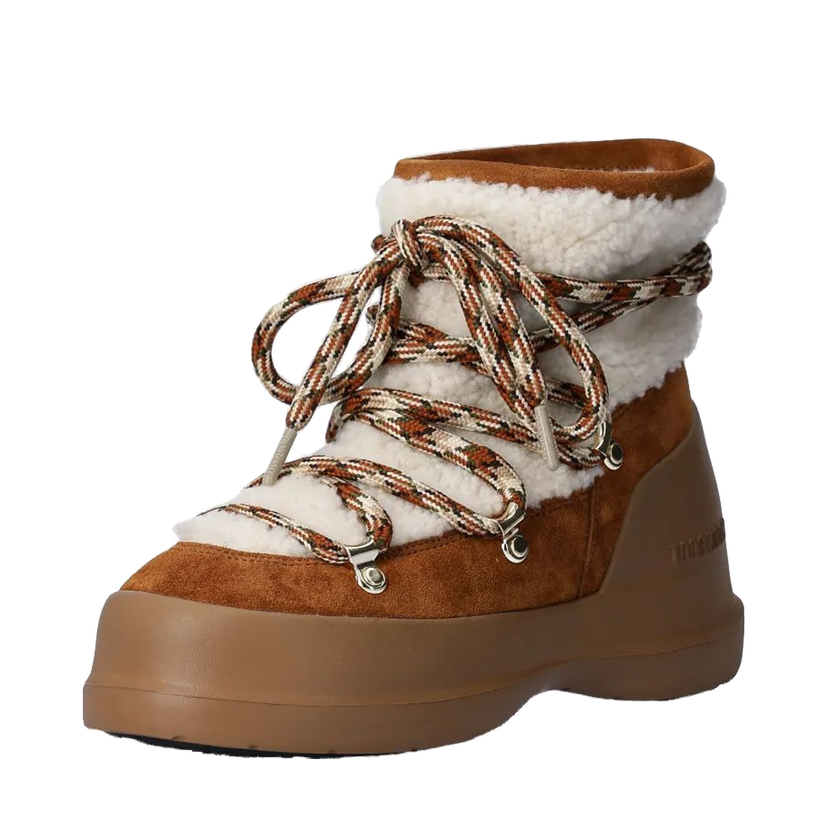 Кросівки та взуття Moon Boot MB Luna Shearling Boots Коричневий | 80D2480020.MA03
