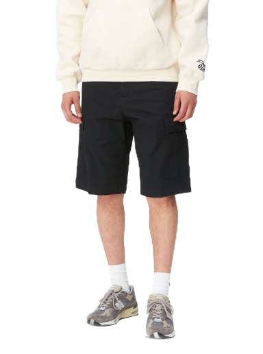 Шорти Carhartt WIP Regular Cargo Short "Black rinsed" чорний | I028246_89_02