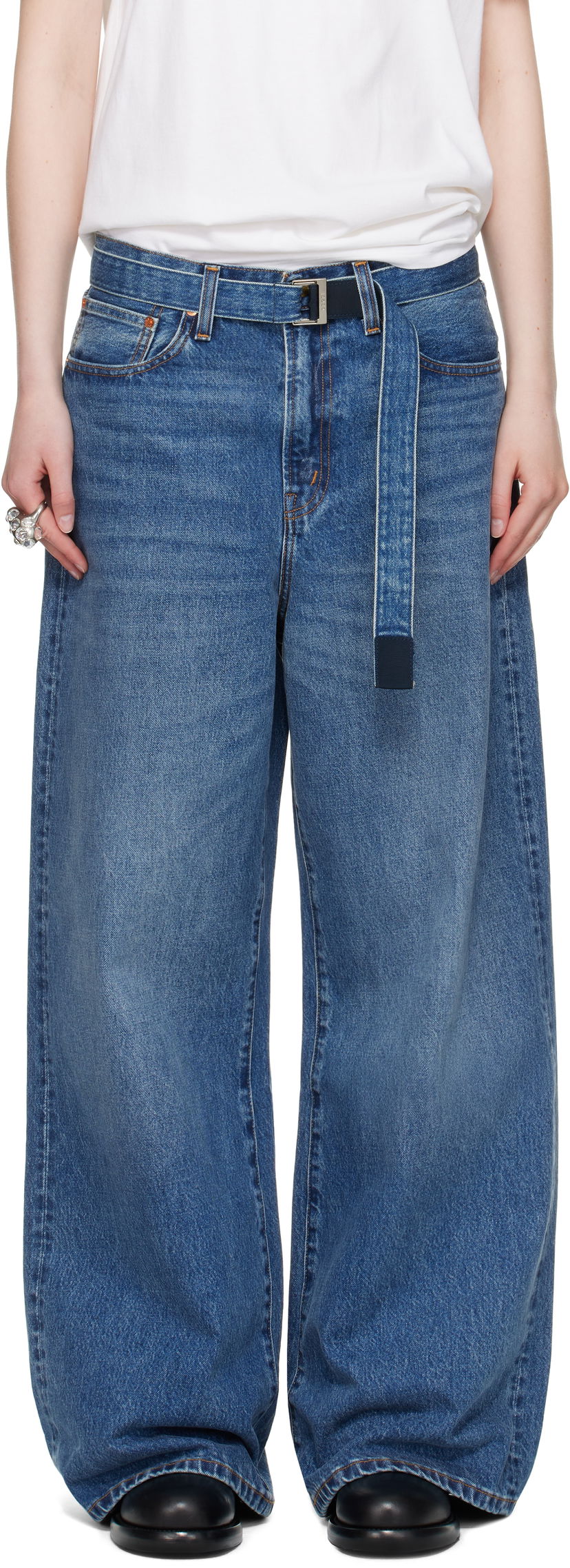 Джинси sacai Levi's Edition Wide-Leg Jeans by Sacai Синій | 25-0962S