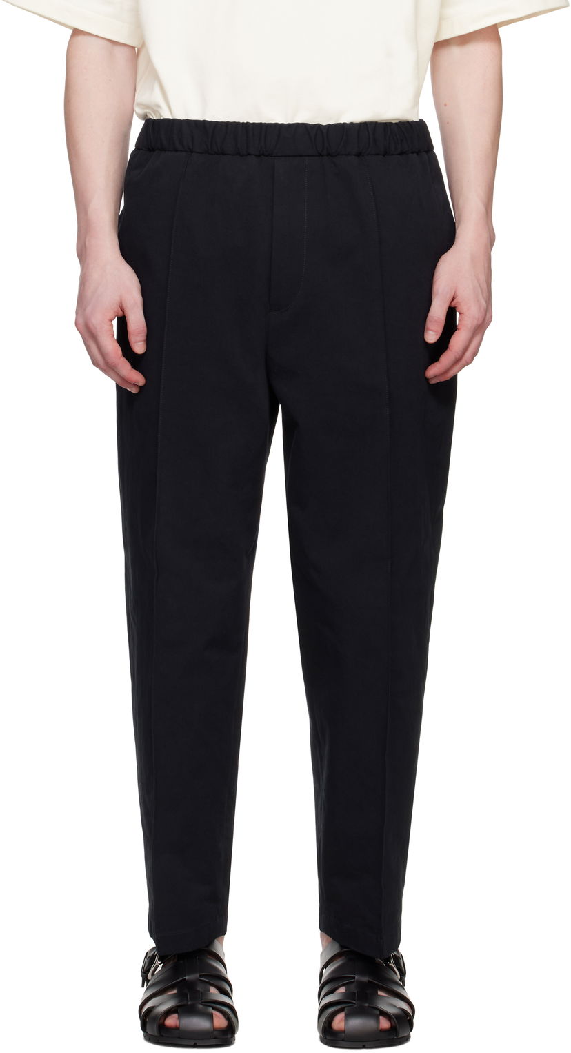 Штани Jil Sander Jil Sander Tapered Trousers чорний | J21KA0012_J45286