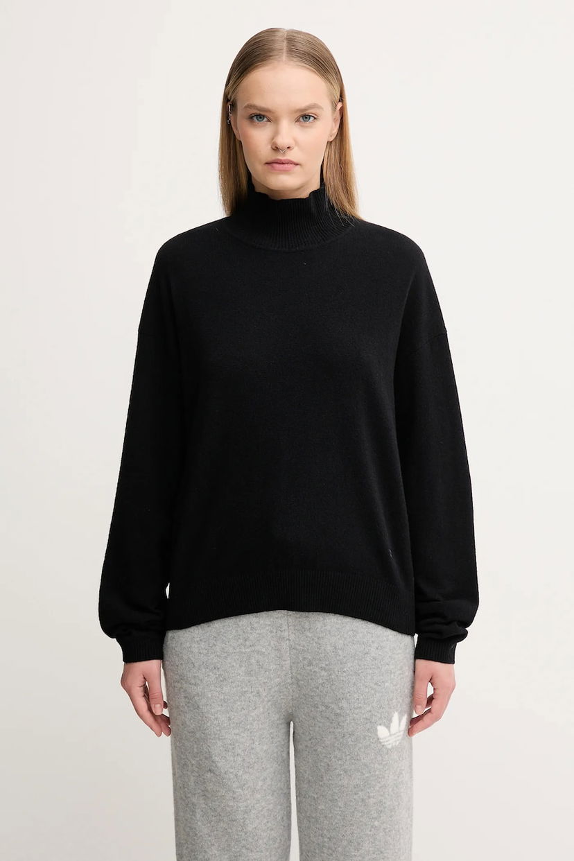 Cветр Napapijri Napapijri D-Mis Turtleneck Sweater чорний | NP0A88XK9411