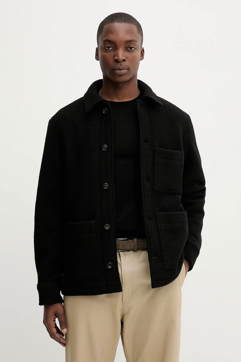 Куртка A.P.C. A.P.C. Emile Wool Jacket чорний | WVBEH.H32029