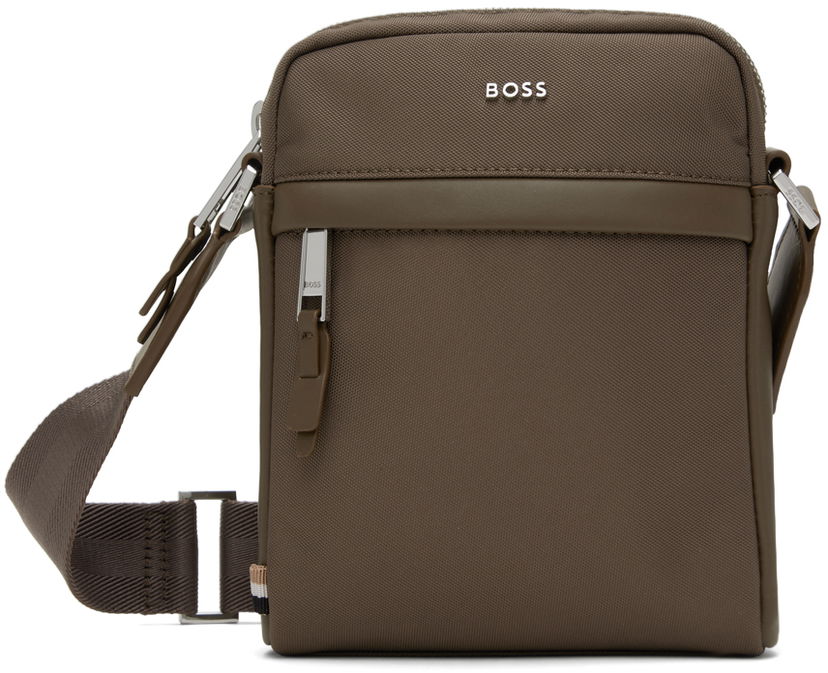 Сумка BOSS BOSS Canvas Reporter Bag Зелений | 50536491