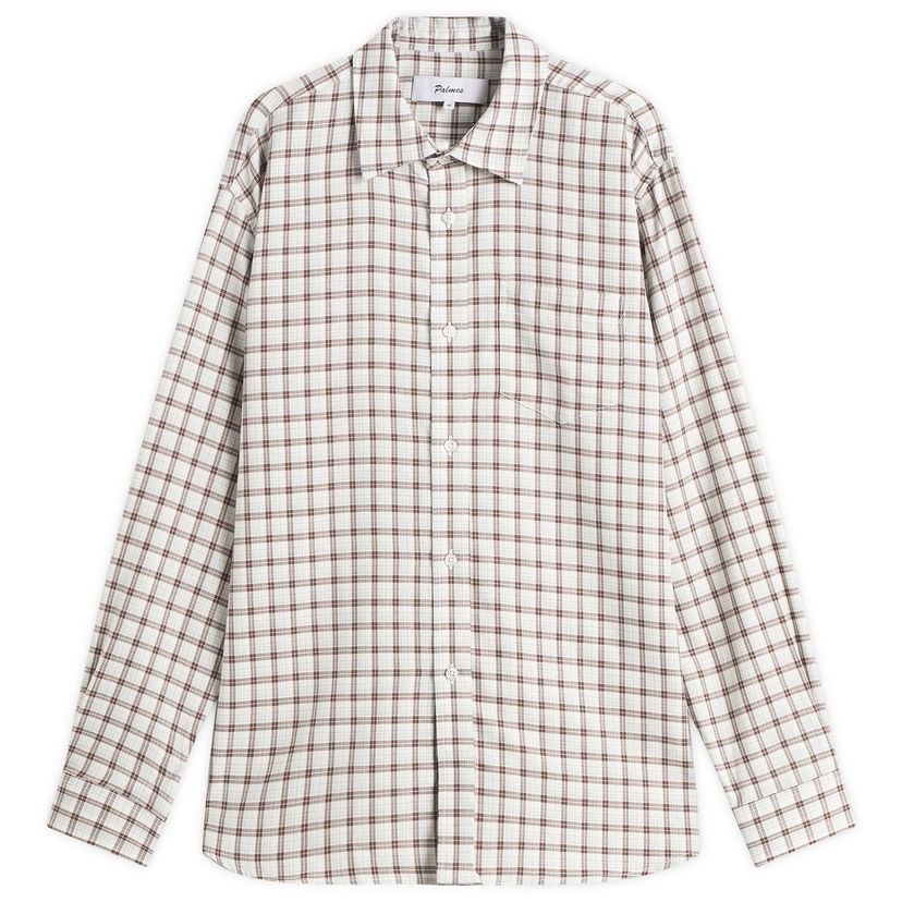 Сорочка Palmes Cotton Merino Shirt білий | P30-0036-132