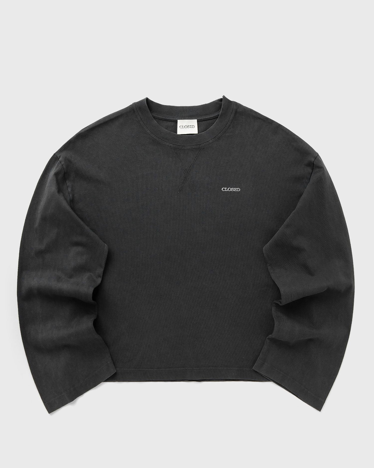 Світшоти CLOSED Washed Crewneck Longsleeve Sweatshirt чорний | C95344-44H-13-100, 0