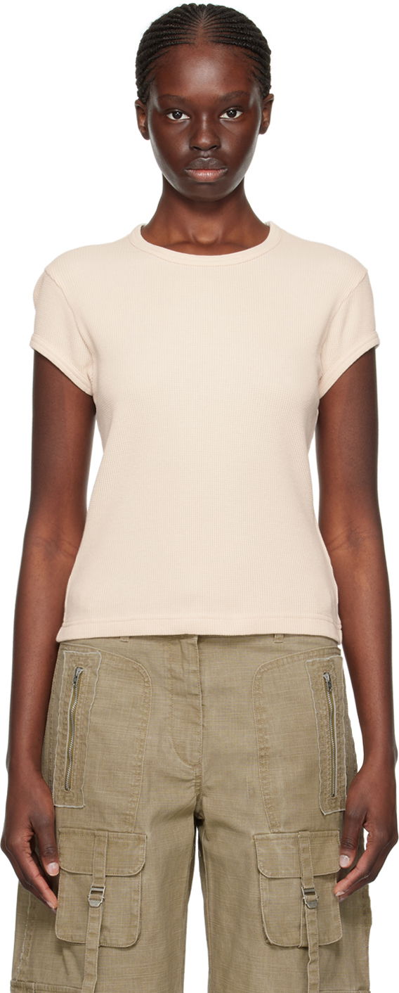 Футболка Acne Studios Patch T-Shirt бежевий | CL0266-