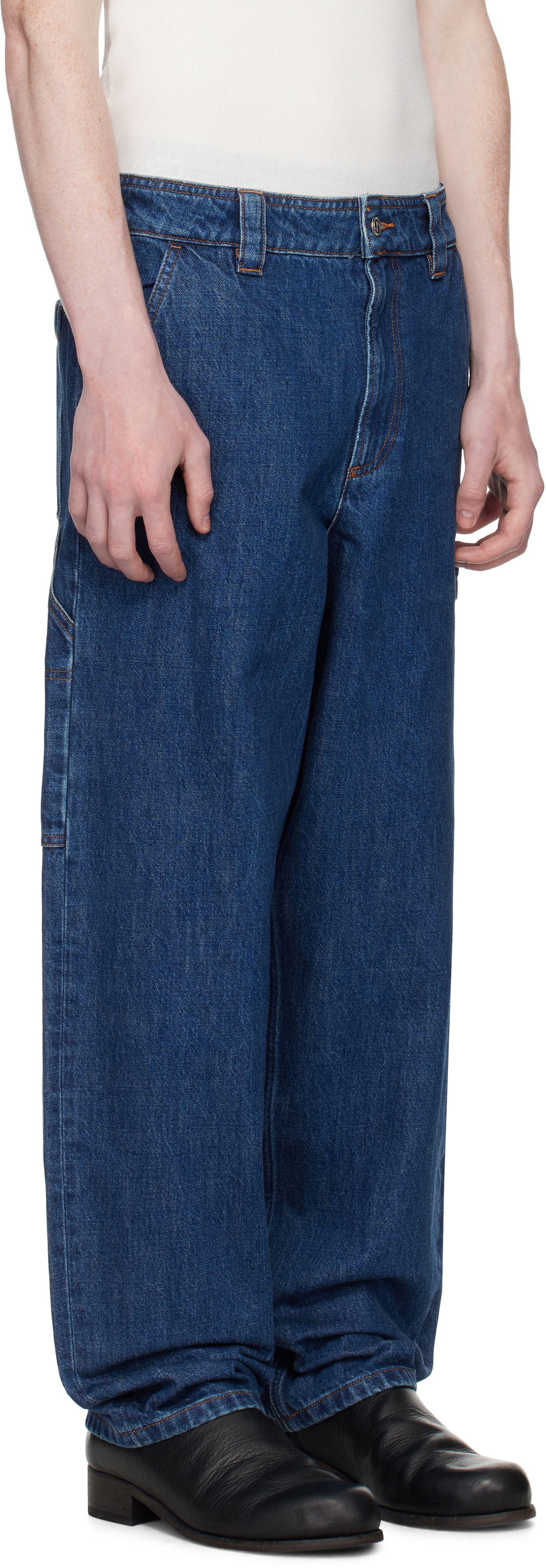 Джинси A.P.C. A.P.C. Fergus Loose Fit Jeans Синій | COHJK-M08500, 1
