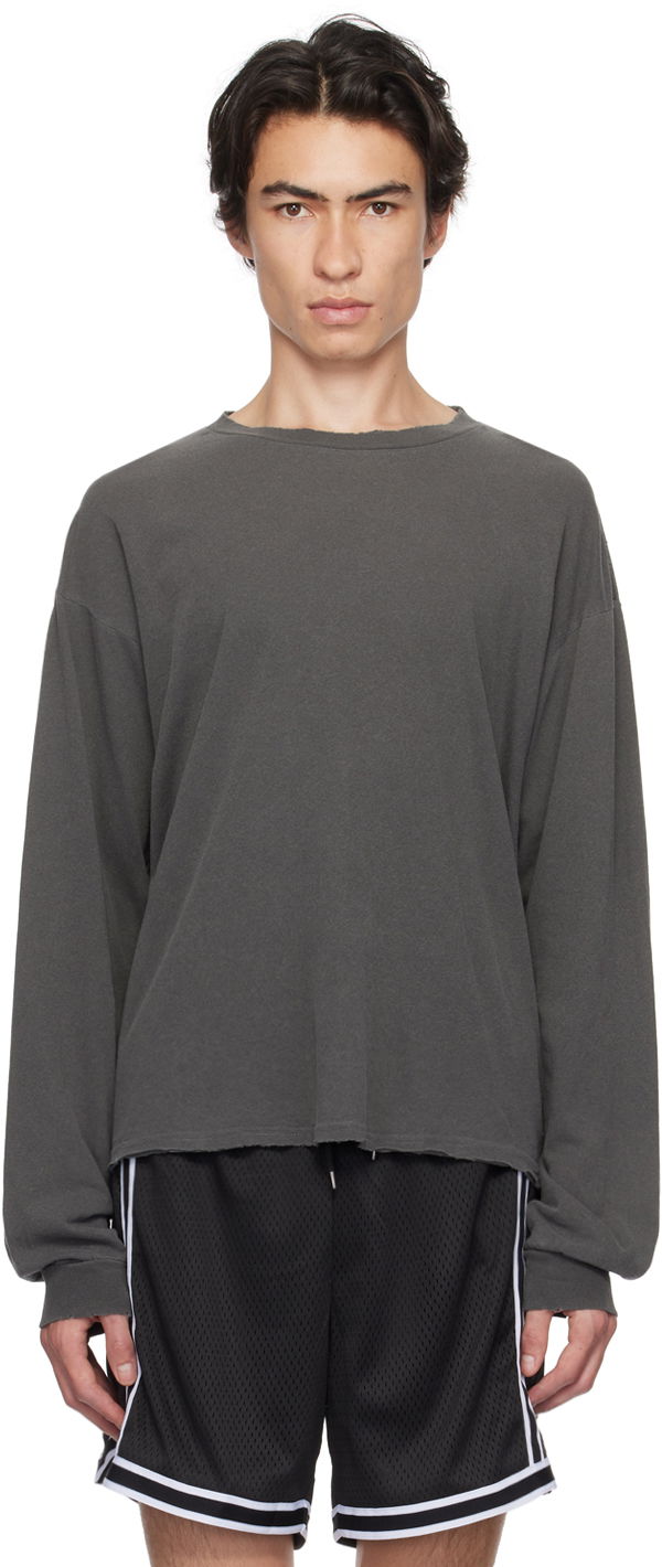 Футболка John Elliott John Elliott Folsom Long Sleeve T-Shirt Сірий | A292M3714A