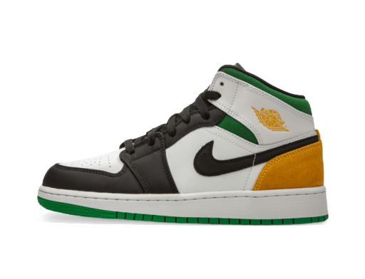 Кросівки та взуття Jordan Air Jordan 1 Mid SE "White Laser Orange Lucky Green" Різнокольоровий | 852542-101