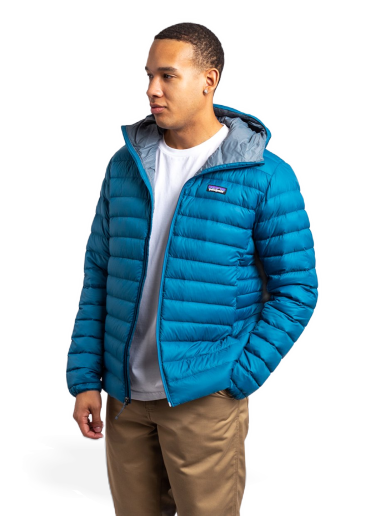 Пуховик Patagonia Down Sweater Hoody Синій | 84702