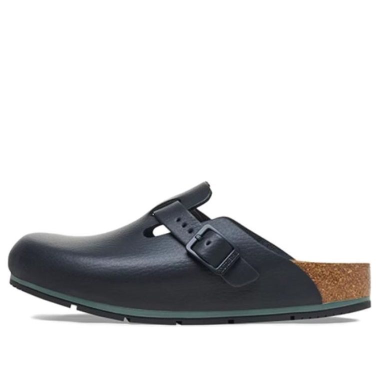 Кросівки та взуття Birkenstock Boston Pro Natural Leather Sandals чорний | 1025979