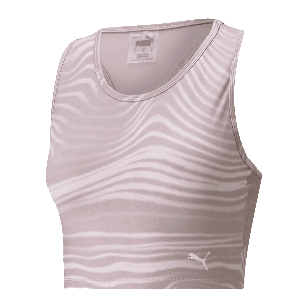 Кроп-топи Puma STUDIO Wavy Print Crop Tank Рожевий | 521561-18, 0