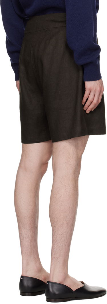 Шорти Bode Bode Linen Cot Shorts Коричневий | MRS25BT056, 2