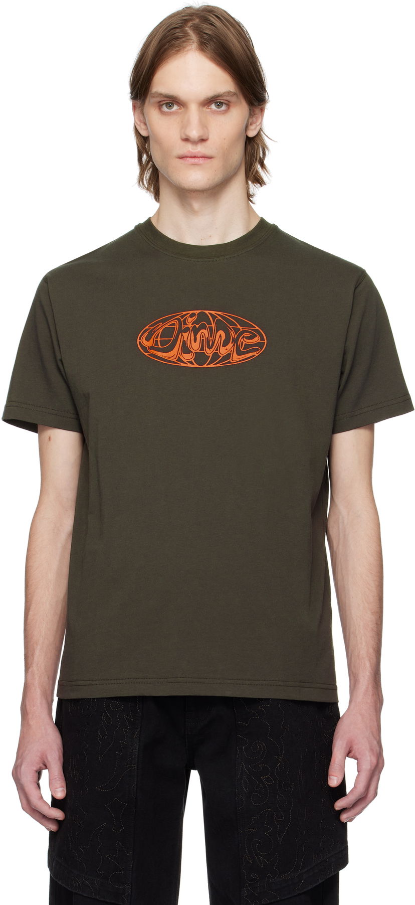 Футболка Dime Dime Globe T-Shirt Зелений | DIMESP2561BLK