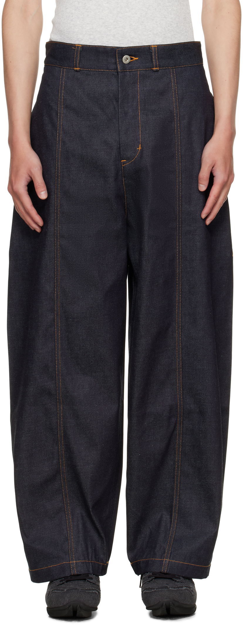 Джинси sage NATION SAGE NATION Welt Jeans Синій | S083 WELT TROUSER DENIM DENIM
