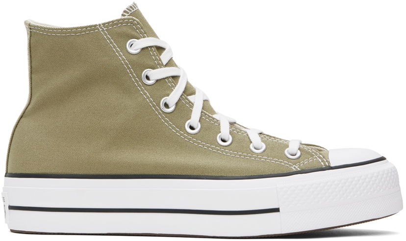 Кросівки та взуття Converse Chuck Taylor All Star Lift Platform Зелений | A07571C