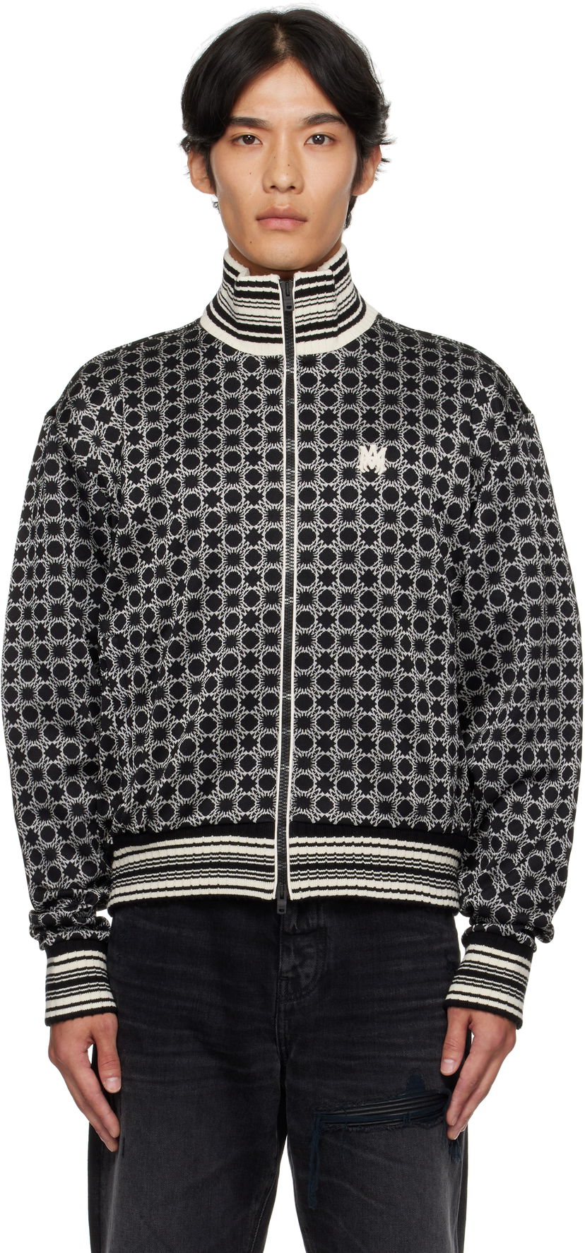 Куртка AMIRI AMIRI MA Quad Track Jacket чорний | AMOUTJ1010