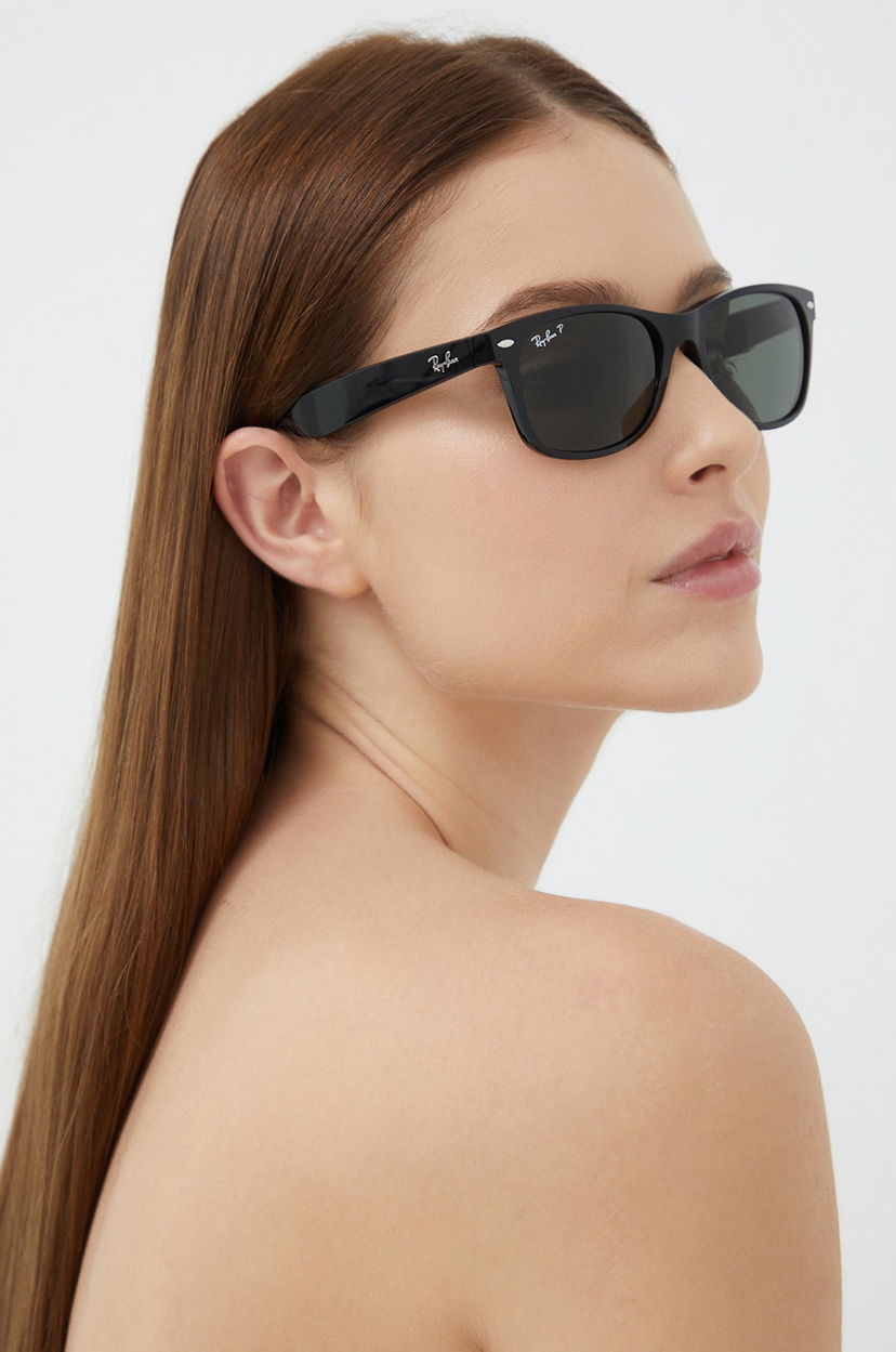 Сонцезахисні окуляри Ray-Ban Ray-Ban New Wayfarer Sunglasses чорний | RB2132.901/58.55