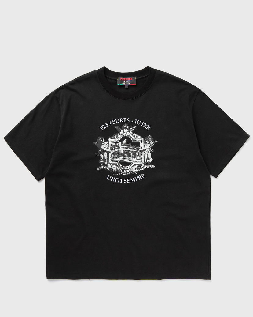 Футболка Pleasures Iuter Alberto Graphic T-Shirt чорний | P24IU008-BLACK