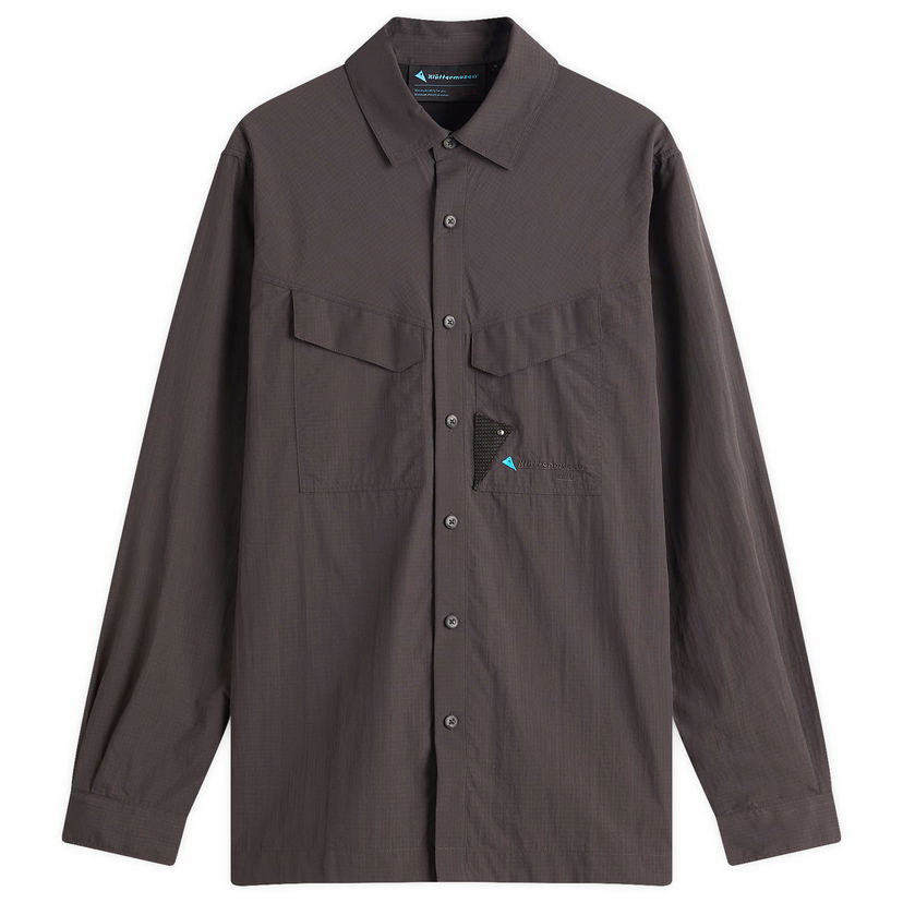 Сорочка Klättermusen Men's Syn Long Sleeve Shirt, Size Large Сірий | 10371-961
