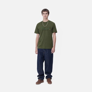 Футболка Carhartt WIP Paradise Script Graphic T-Shirt Зелений | I033948_9, 1