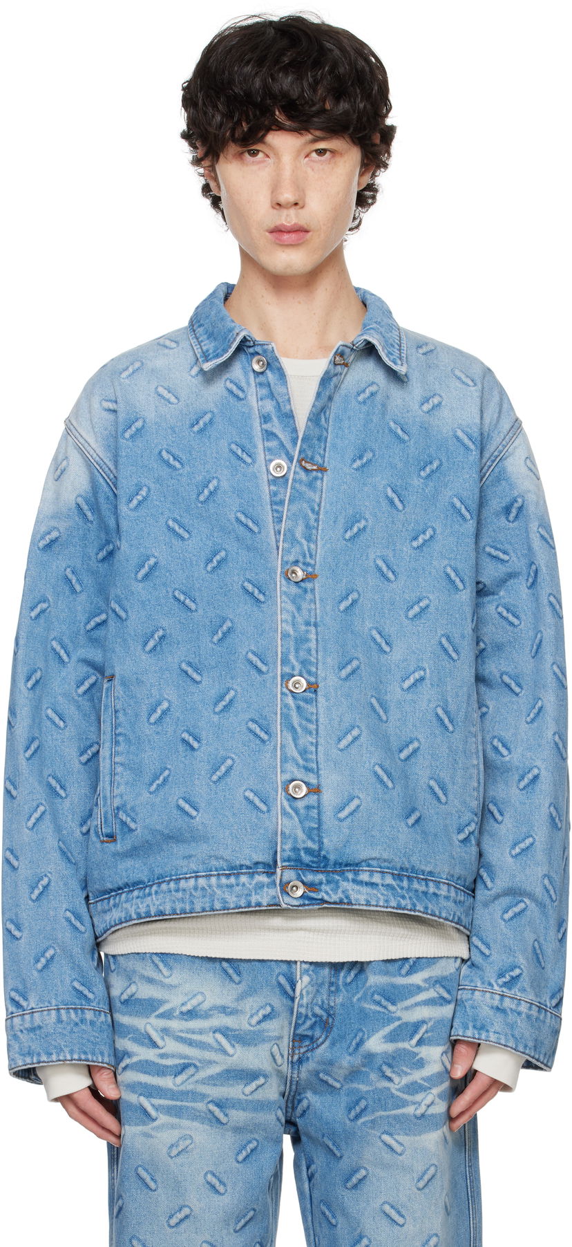 Куртка Who Decides War Denim Jacket Синій | 1131020008FW24