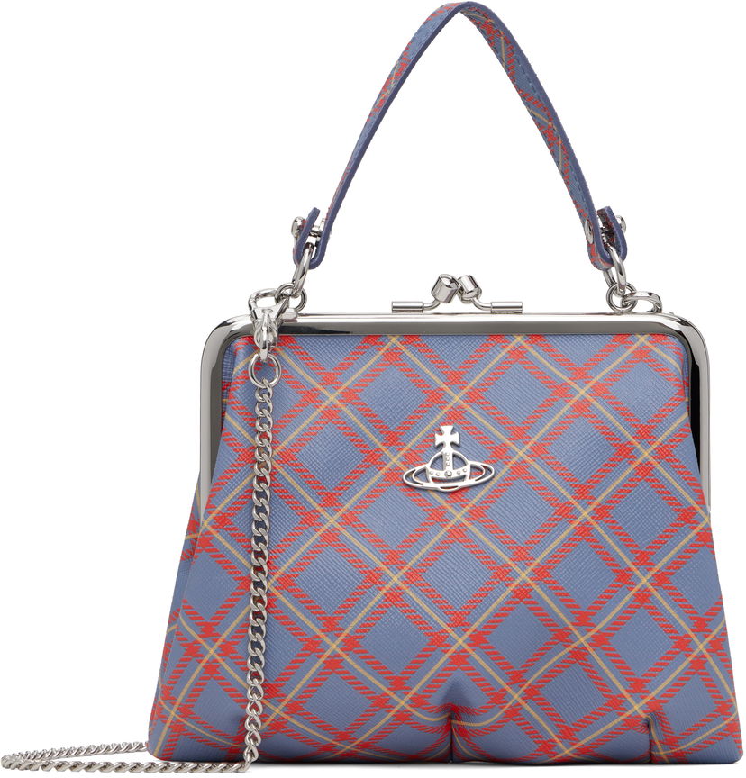 Сумочка Vivienne Westwood Vivienne Westwood Granny Frame Shoulder Bag Синій | 4B010006W-S0022-