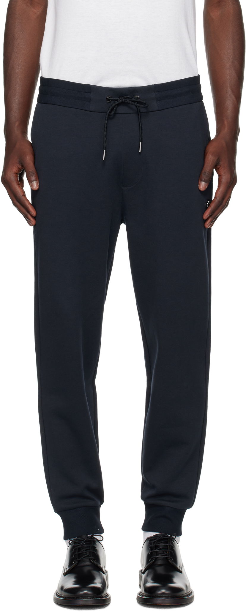 Спортивні штани BOSS BOSS Drawstring Jersey Cotton Sweatpants темно-синій | 50520322
