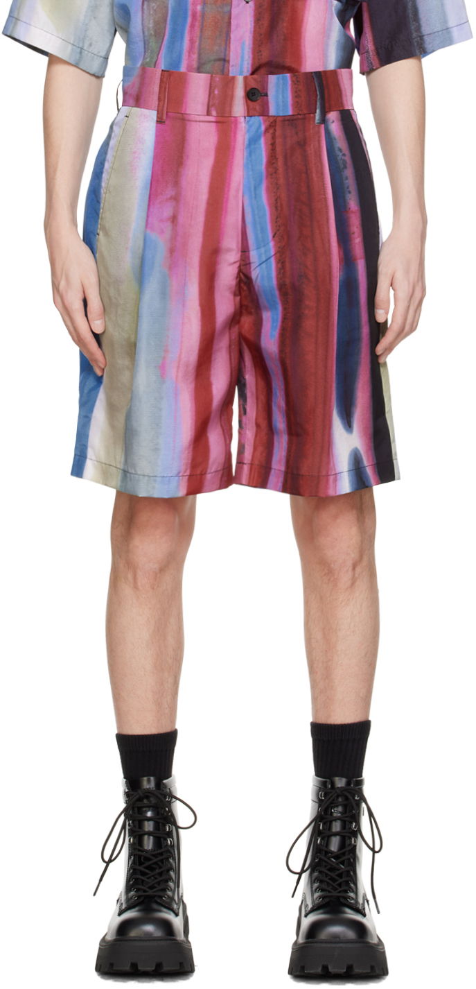 Шорти Feng Chen Wang Feng Chen Wang Rainbow Print Shorts Різнокольоровий | FUS17ST05
