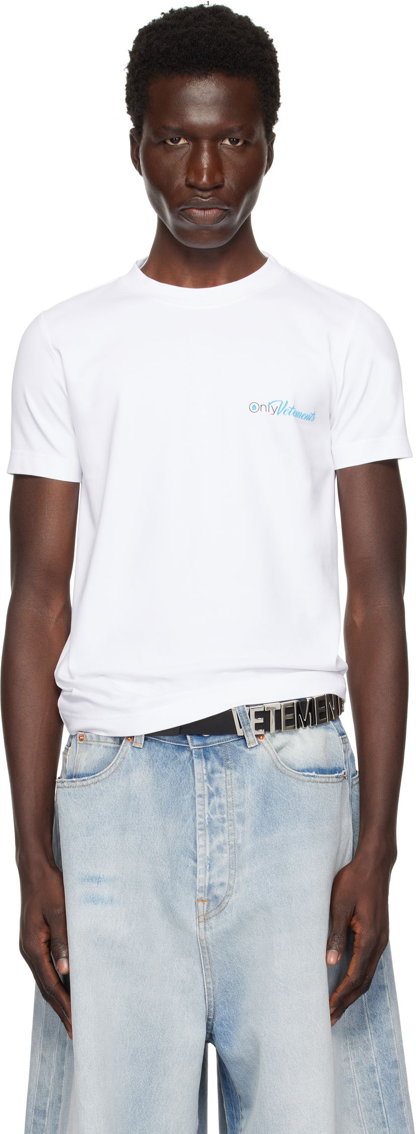 Футболка VETEMENTS 'Only' Graphic T-Shirt білий | MA66TR660W