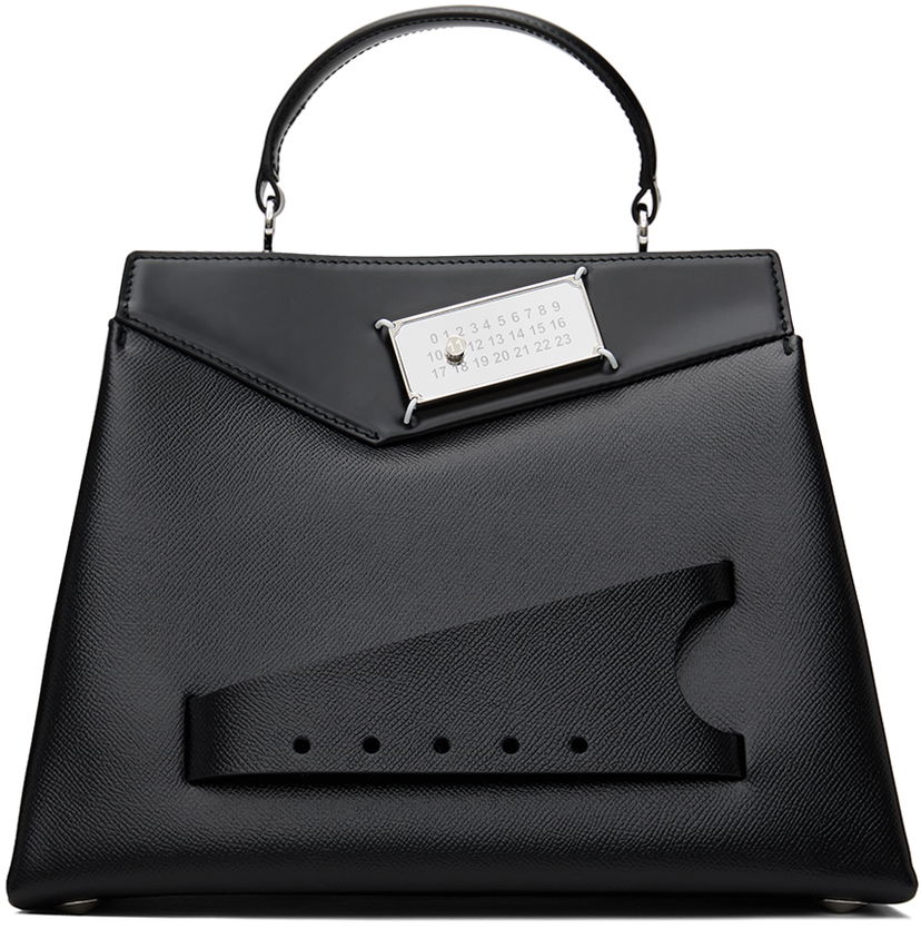 сумка-тоут Maison Margiela Snatched Medium Tote Bag чорний | S56WD0124 P4745