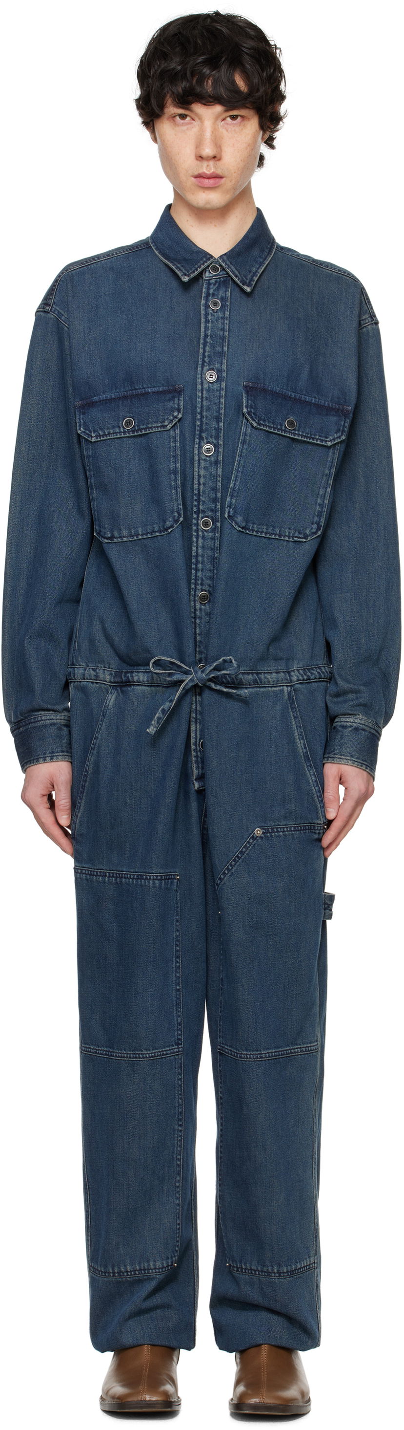 Комбінезон ISABEL MARANT Isabel Marant Otilie Denim Jumpsuit Синій | 25PCB0073HA-C1H06H
