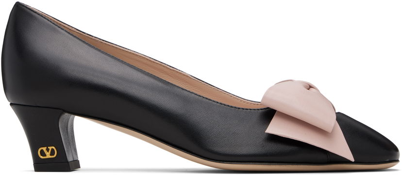 Ювелірні вироби Valentino Valentino Garavani Bow Leather Heels чорний | 7W2S0LB5DDT