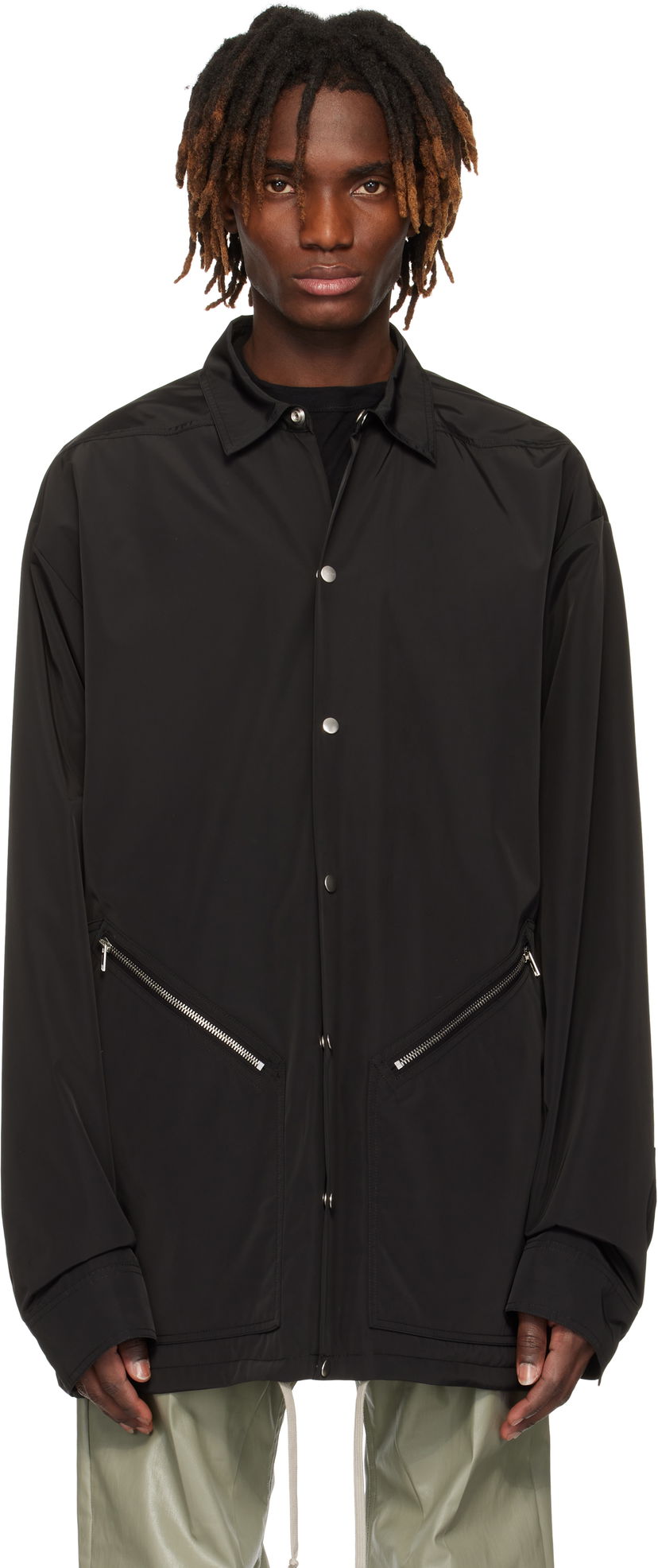 Вітровка Rick Owens Rick Owens Hollywood Membrane Tour Jacket чорний | RU01E5779 MB