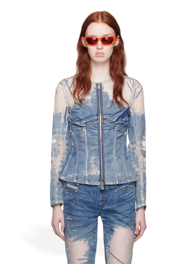 Куртка Diesel De-Milly-Fsd1 Denim Jacket Синій | A12556 068JH