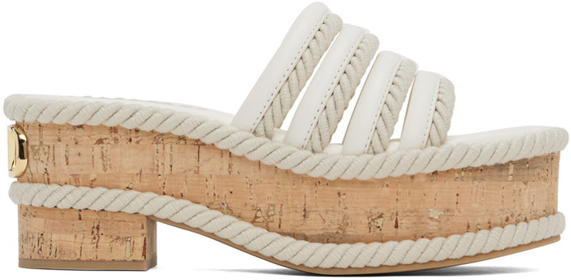 Аксесуари Valentino Valentino Garavani VLogo Summerblocks Flatform Sandals білий | 5W2S0JR4UEL