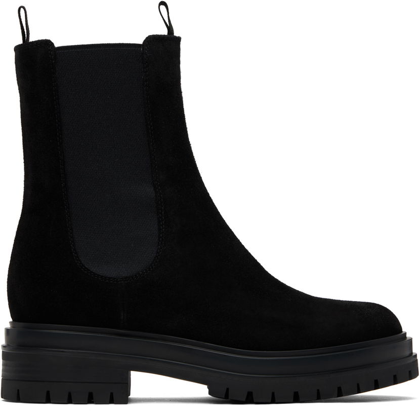 Кросівки та взуття Gianvito Rossi Suede Chelsea Boots чорний | G73462-20GOM-SUE