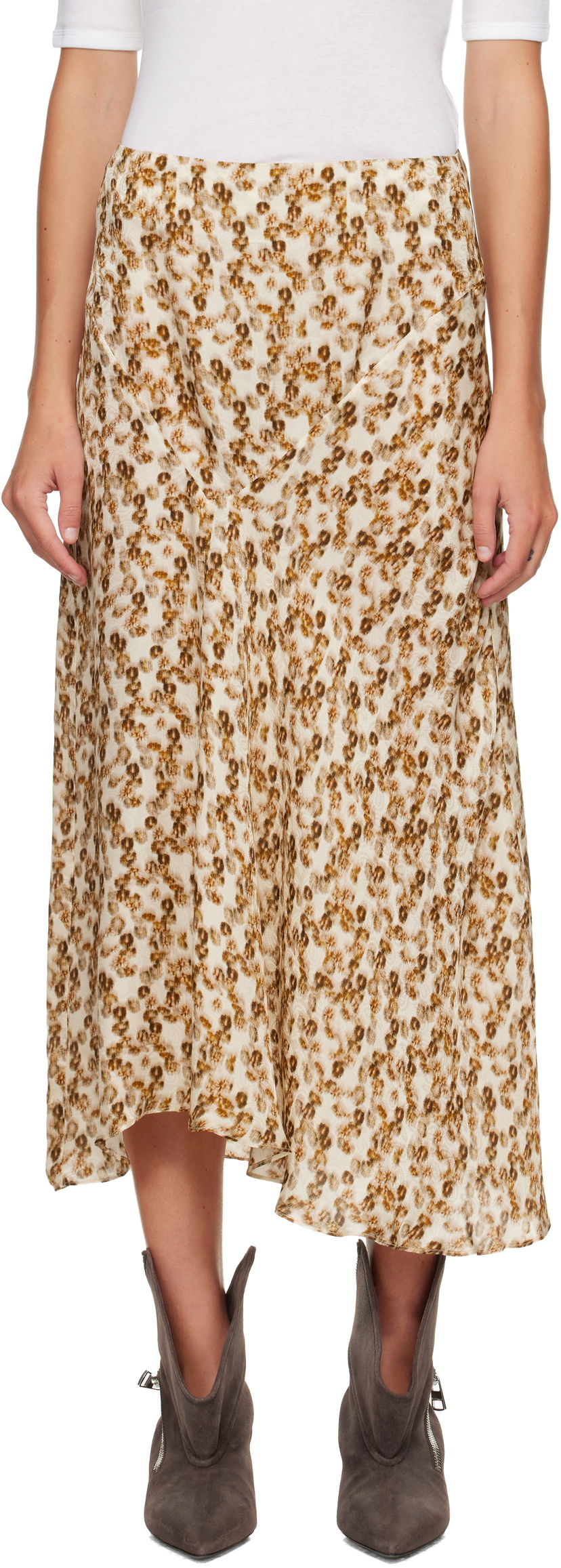 Спідниця ISABEL MARANT Lisanne Midi Skirt Різнокольоровий | JU0080FA-C3J10I