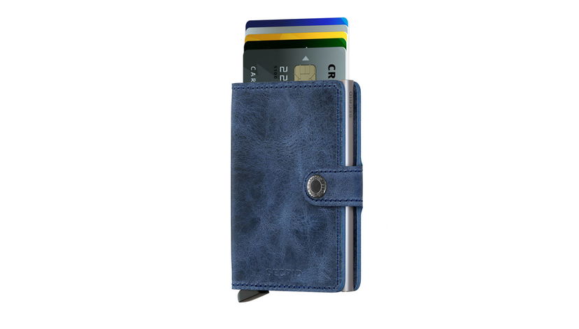 Гаманець Secrid Secrid Miniwallet Vintage Blue темно-синій | MV-Blue