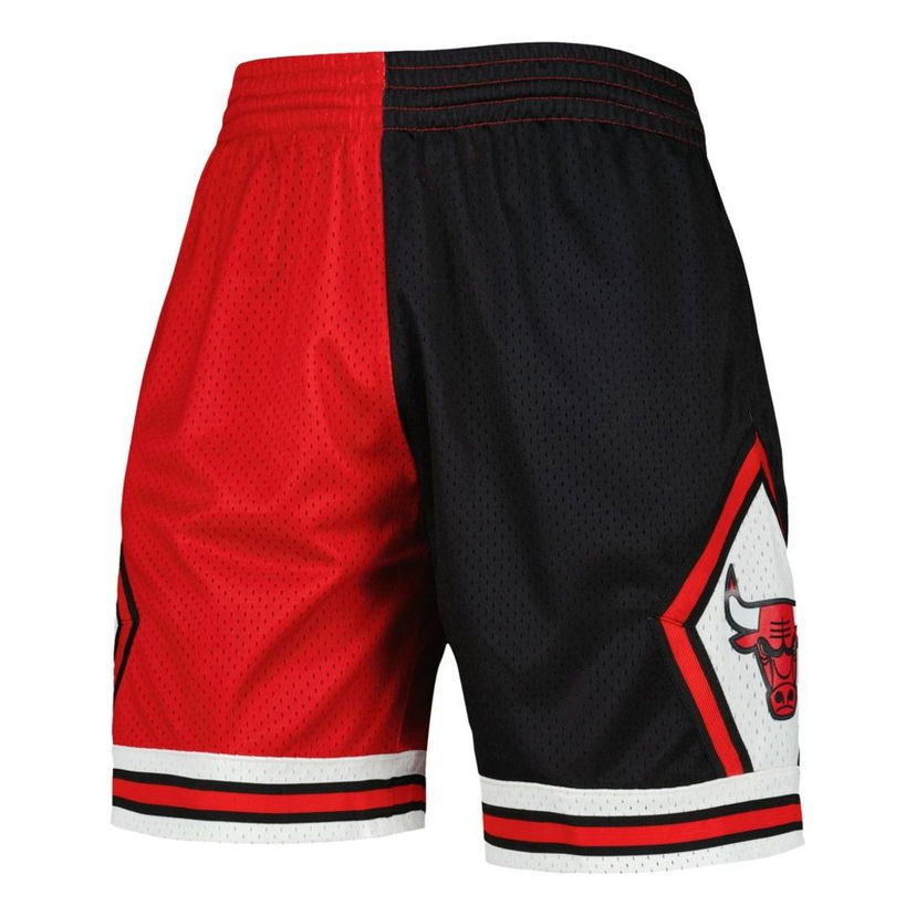 Шорти Mitchell & Ness Mitchell & Ness Chicago Bulls Split Swingman Shorts чорний | SMSH4855-CBU97PPPBKRD