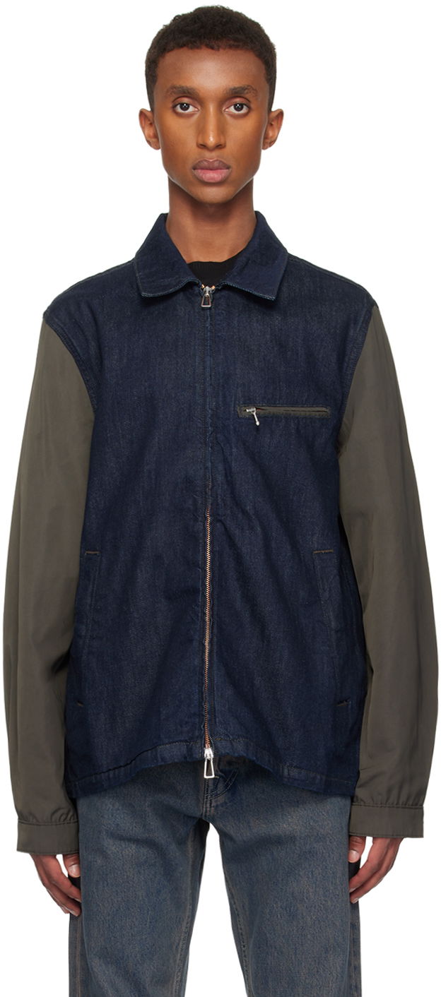 Куртка Paul Smith PS Paul Smith Zip Denim Jacket Синій | M2R-051ZM-N22081-R