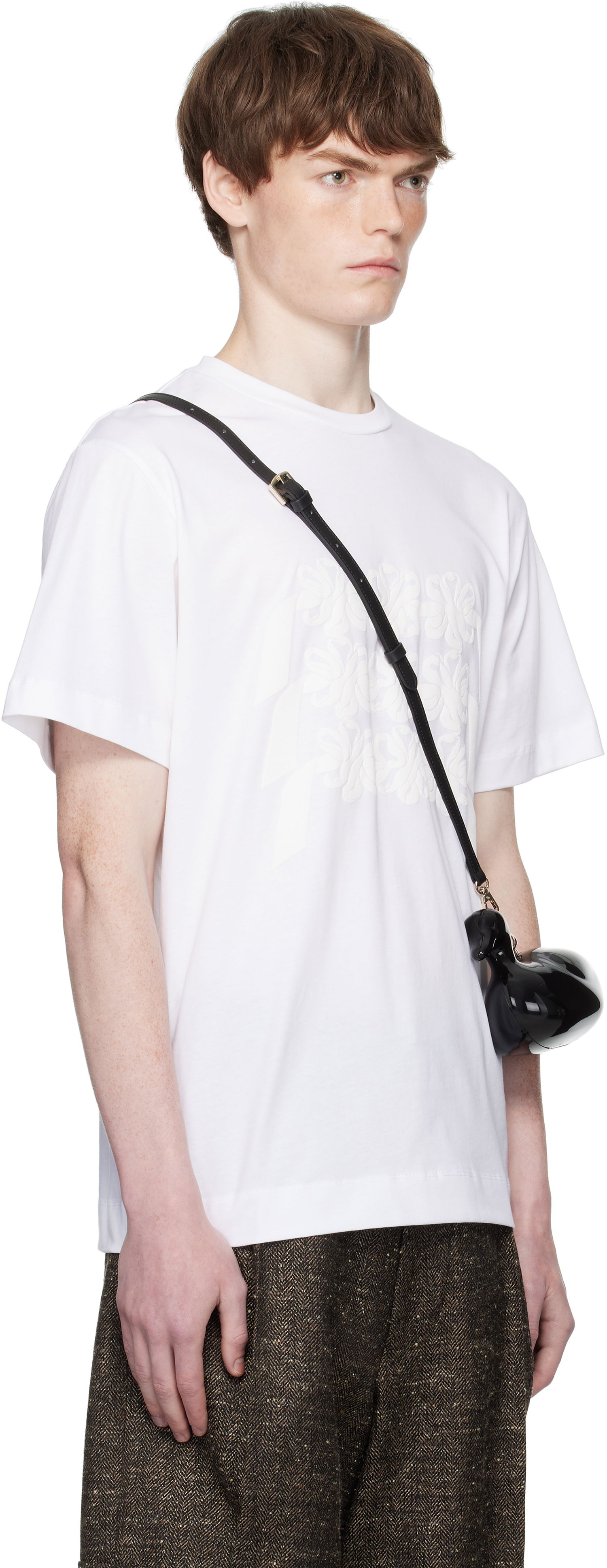 Футболка Simone Rocha Simone Rocha Daisy Chain Print T-Shirt білий | 5195P46-M 0569, 1