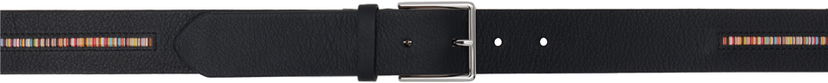Ремені Paul Smith Paul Smith Stripe Detail Belt чорний | M1A-5775-BINSTB-79