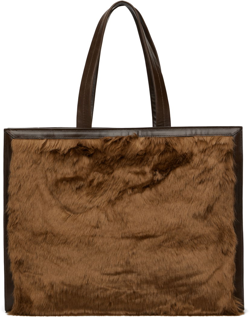 сумка-тоут Andersson Bell Andersson Bell Linus Fur Tote Bag Коричневий | aaa493u
