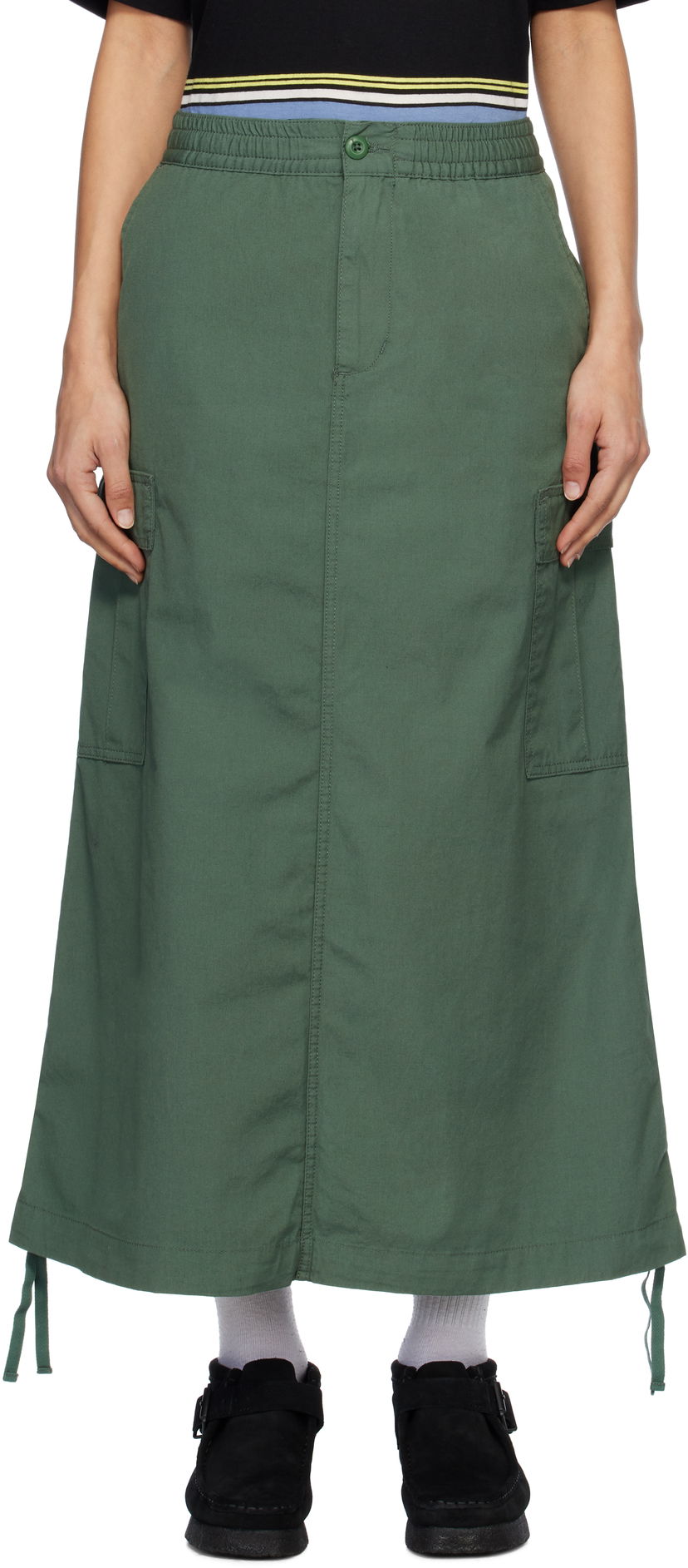 Спідниця Carhartt WIP Long Cargo Skirt Зелений | I033823 29N02
